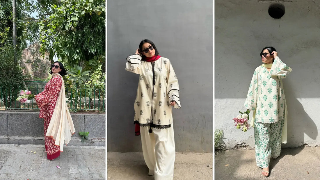 Behind the Seams: Crafting a Farshi Salwar Suit for Eid at Pyoor