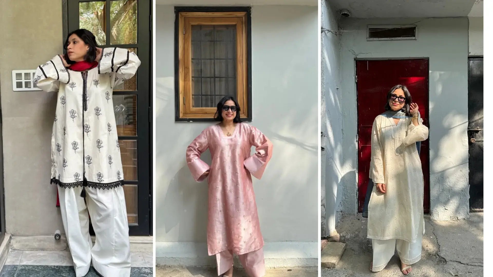 Elevate Your Eid Look with Designer Farshi Salwar Suits from Pyoor