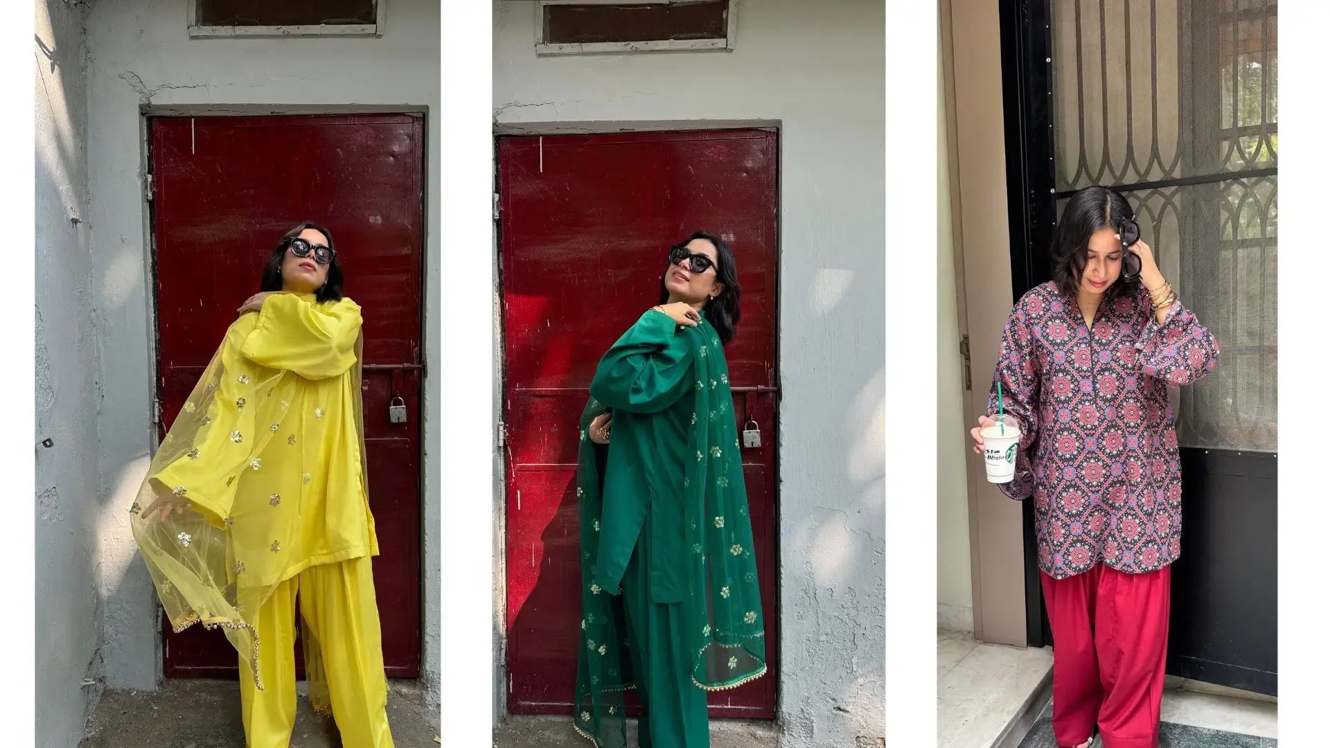 Pyoor’s Festive Edit: Best Green Suit Women Outfits for Hariyali Teej
