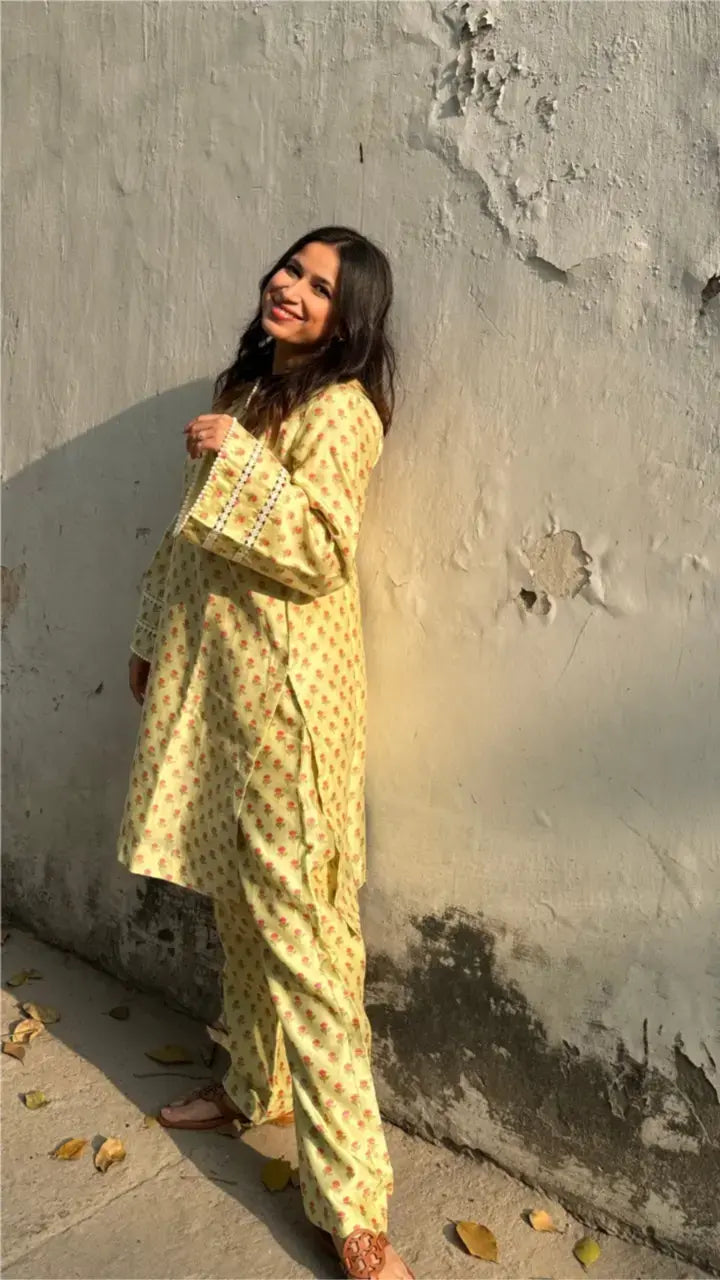 Spring Set in Chanderi