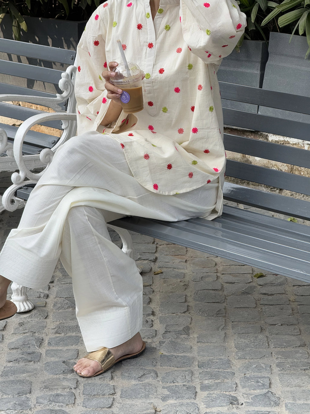 Heer Set with Farshi salwar
