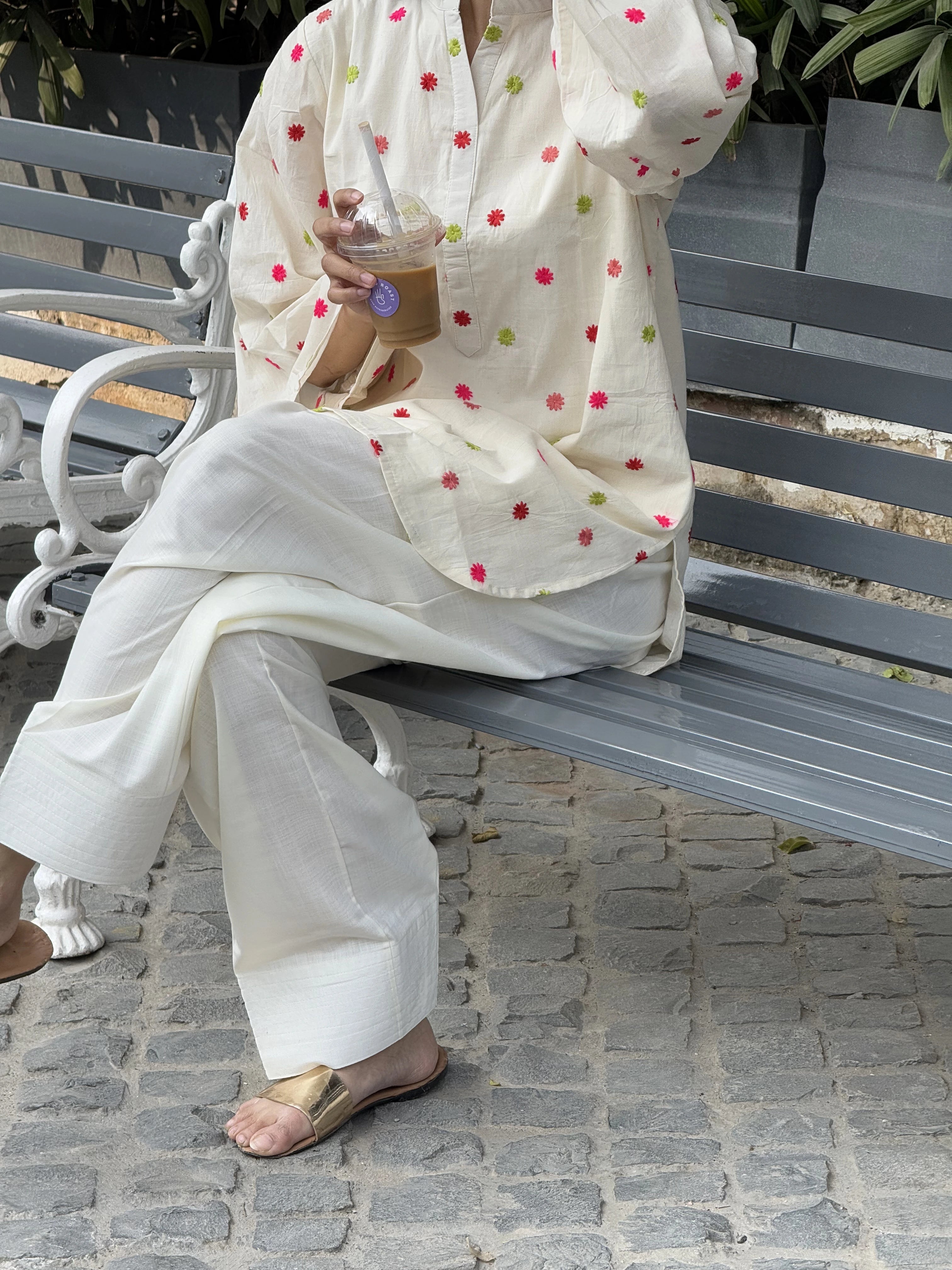 Heer Set with Farshi salwar