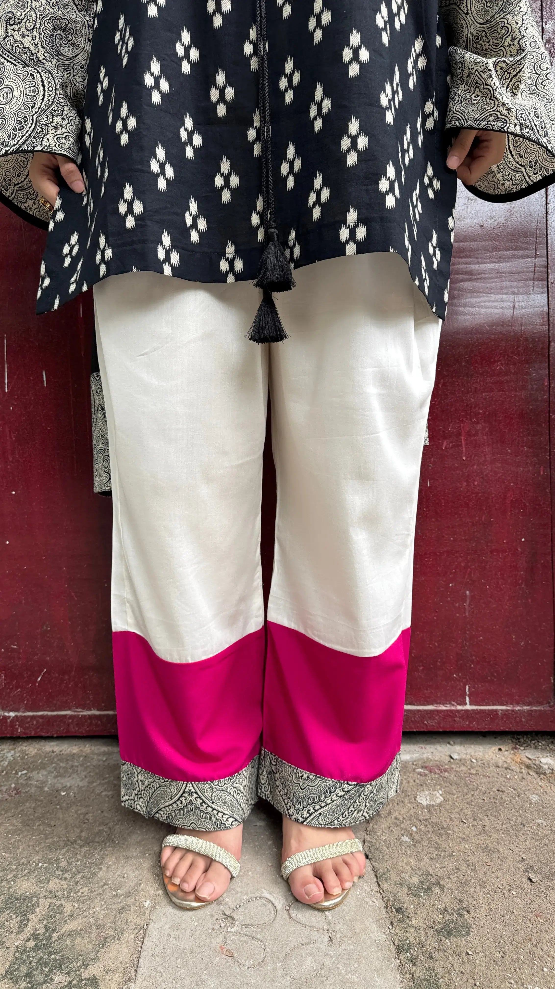 Kaju Katli Suit Set with Dupatta