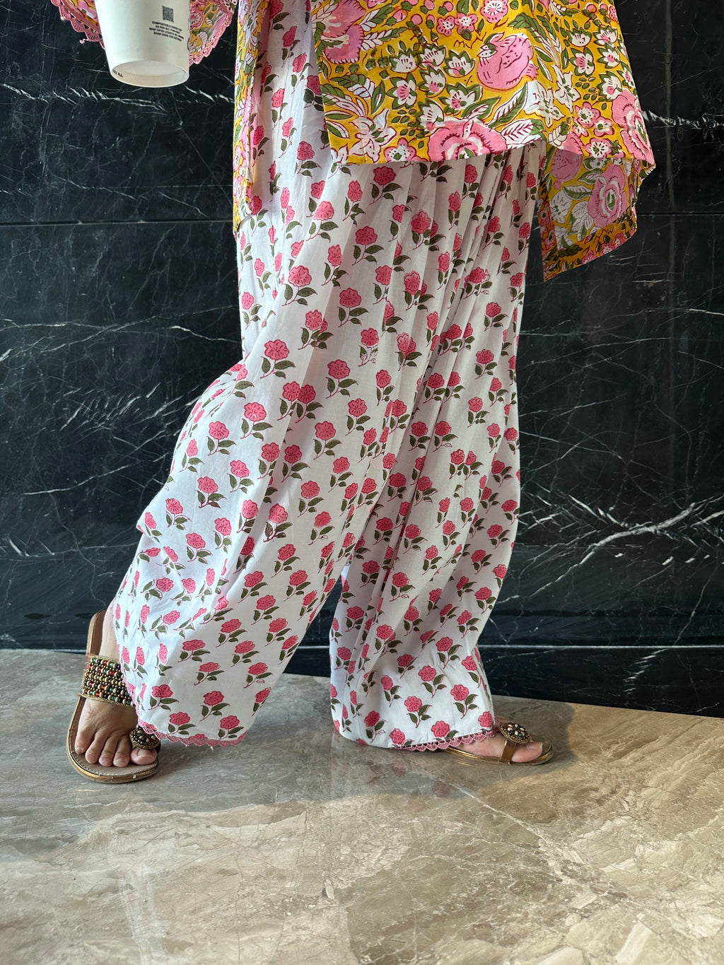Apricot Farshi Set by Pyoor designed for effortless summer comfort
