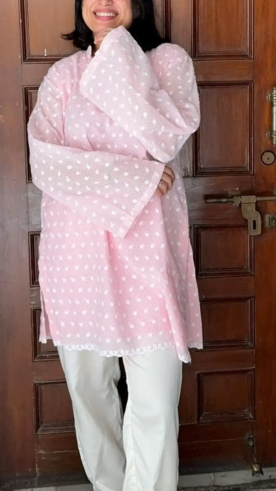 Rose Mist Set in oversized Fit