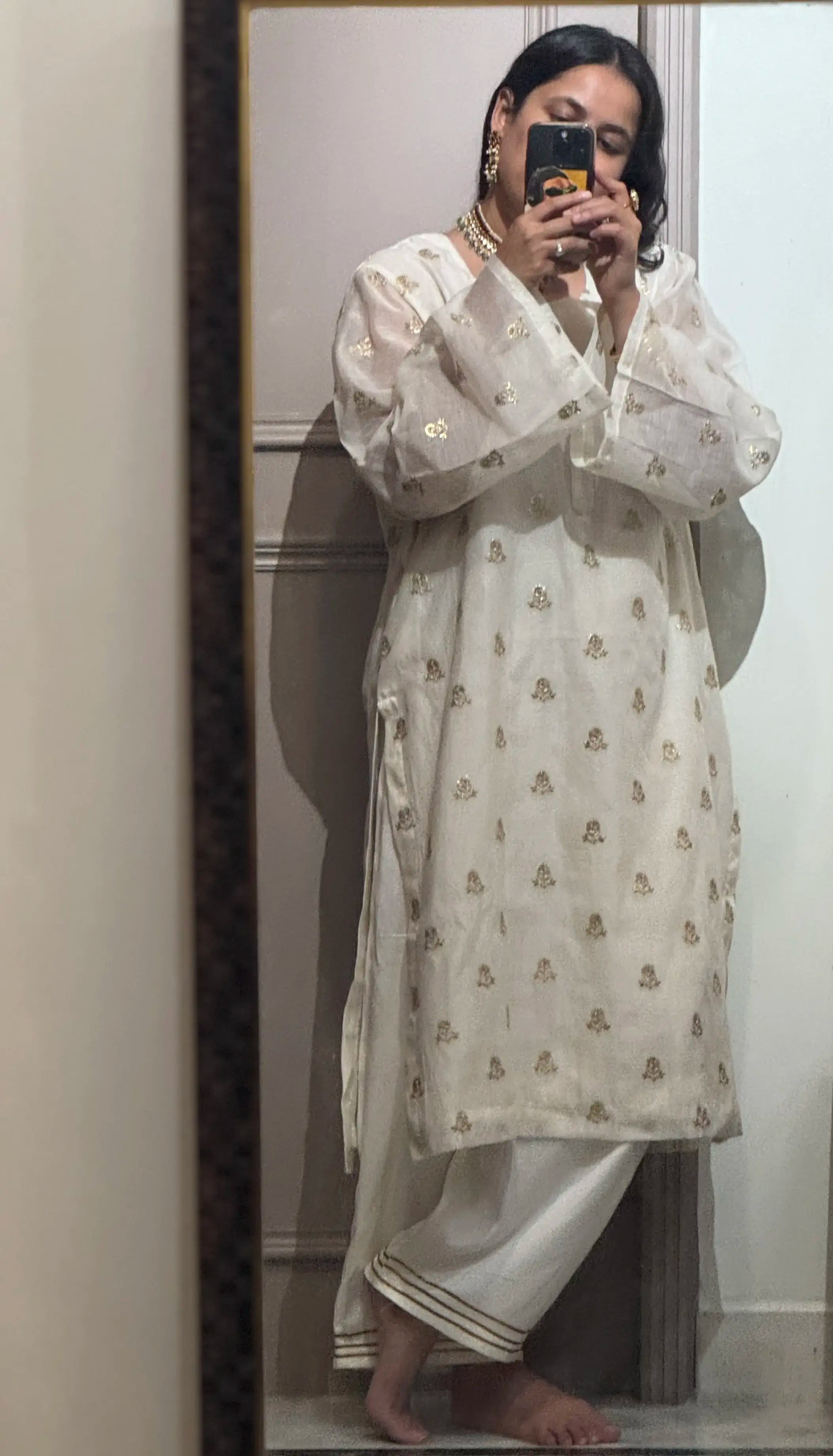 Rukhsar Kurta Set in Oversized fit