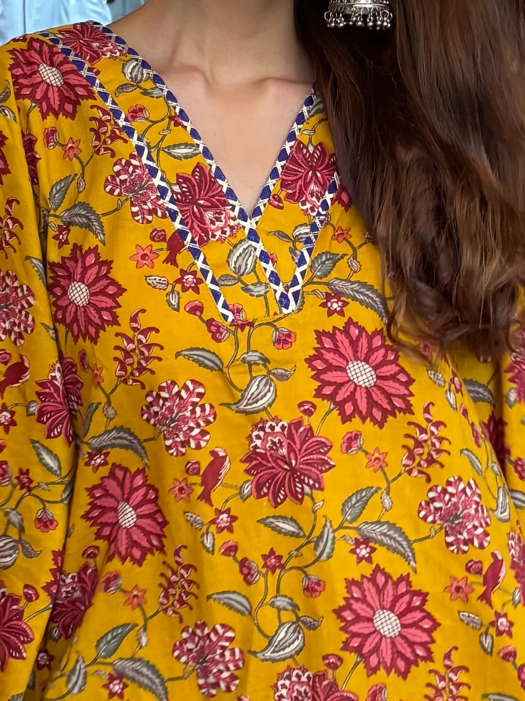 Daffodil Cotton Farshi Set, a breezy cotton pick for day festivities
