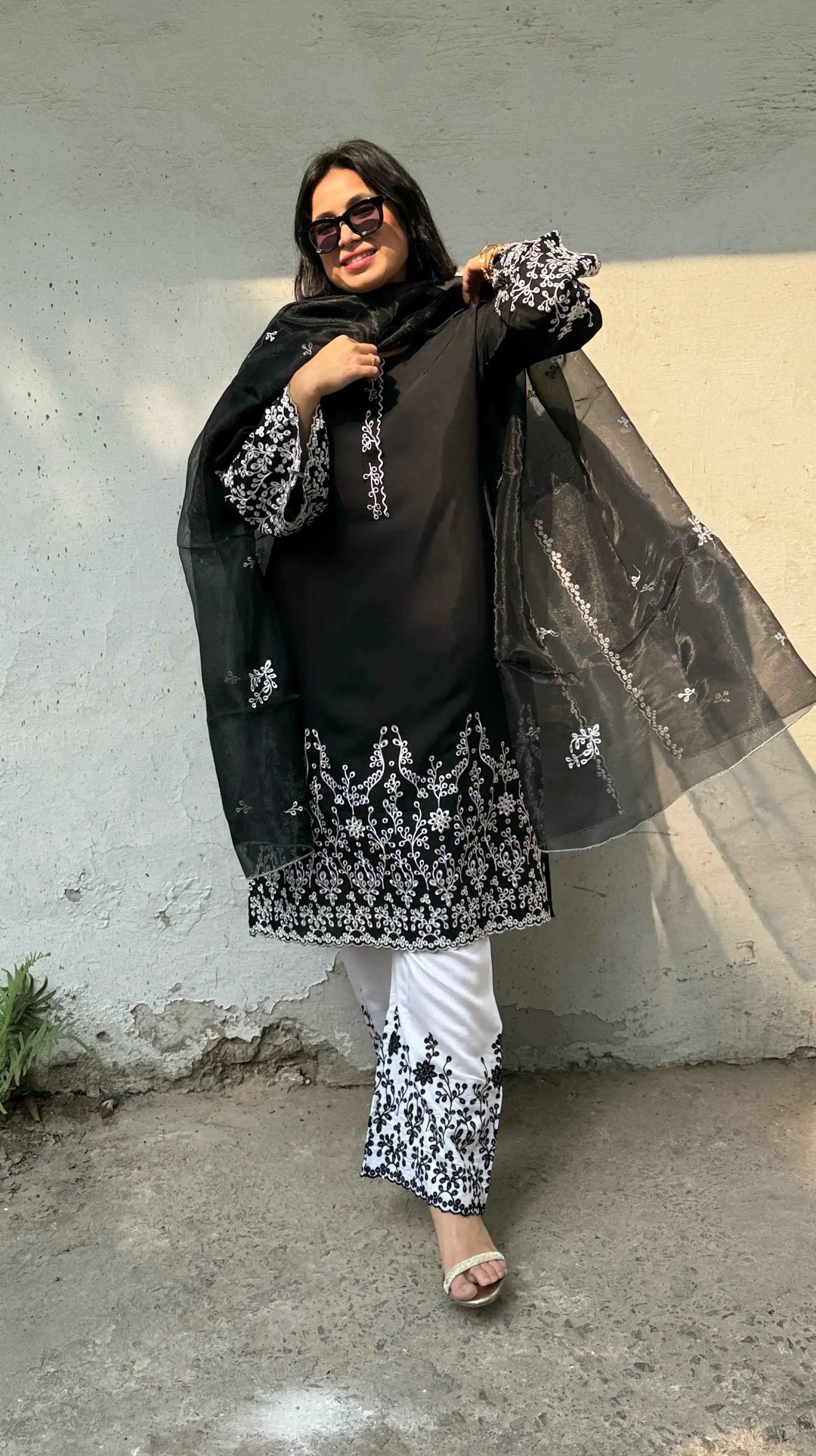 Kalighata Suit Set in oversized fit
