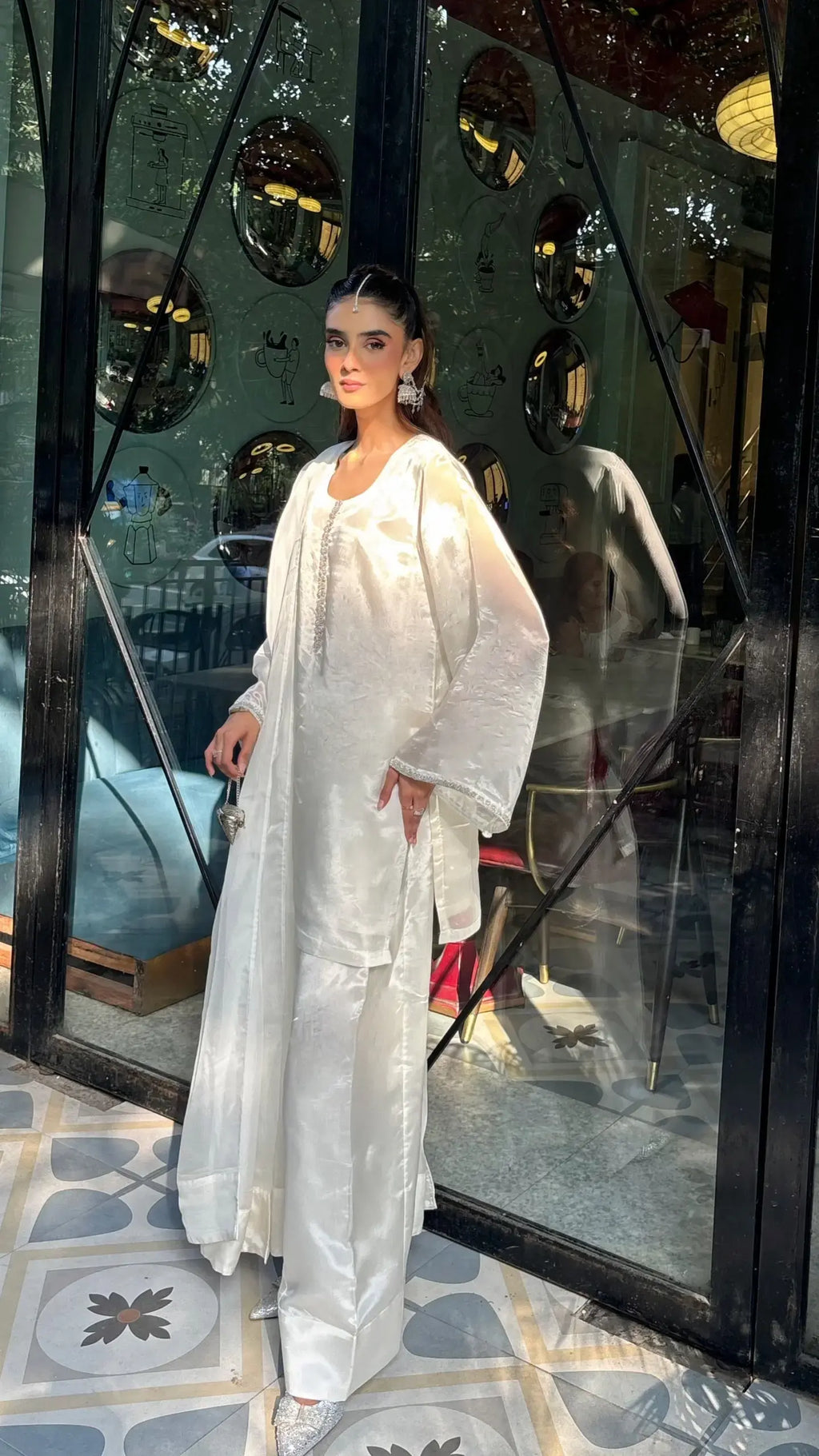 Glass Silk Farshi Set