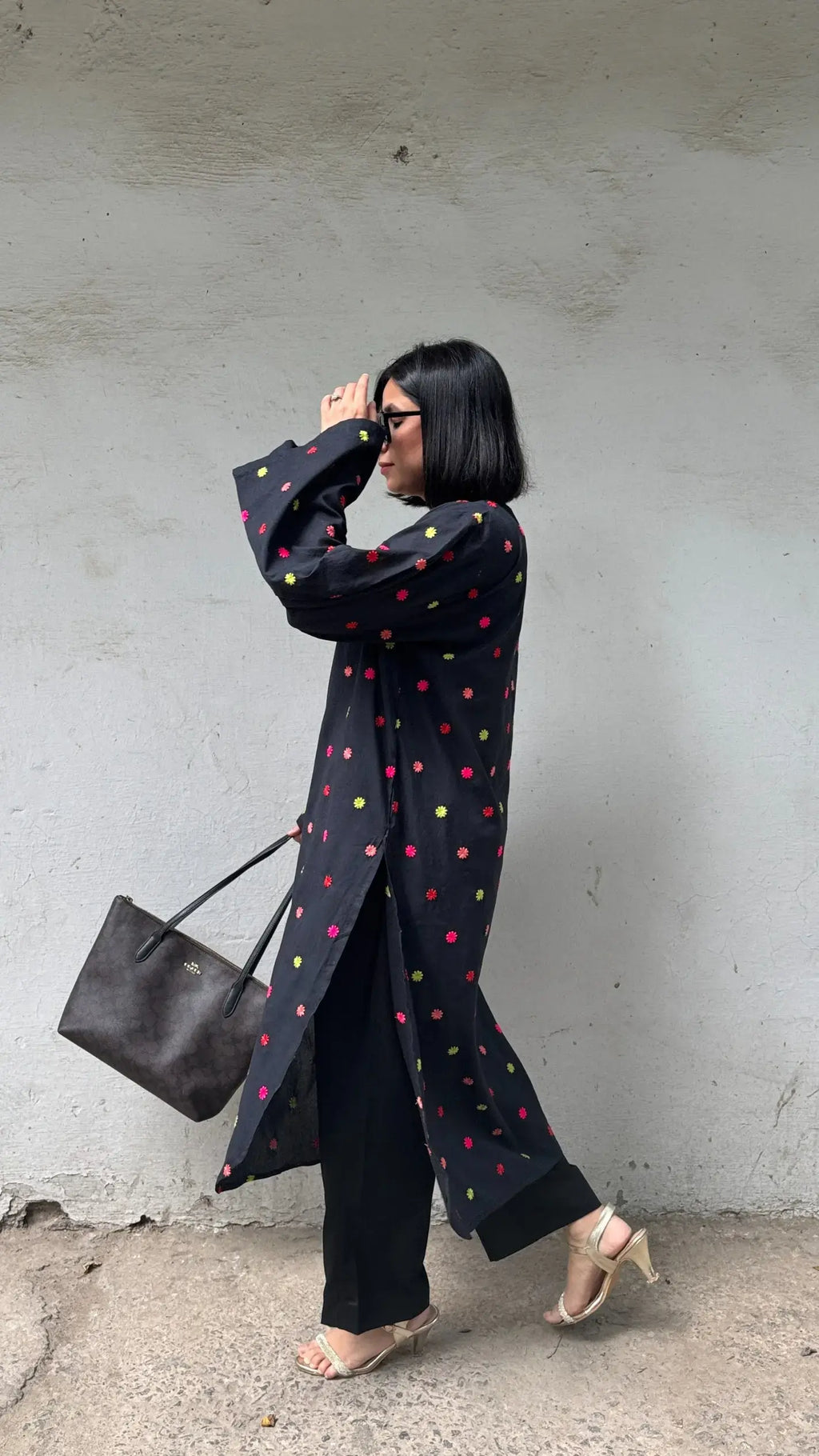 Ranjha Cotton Co-ord Set in oversized fit