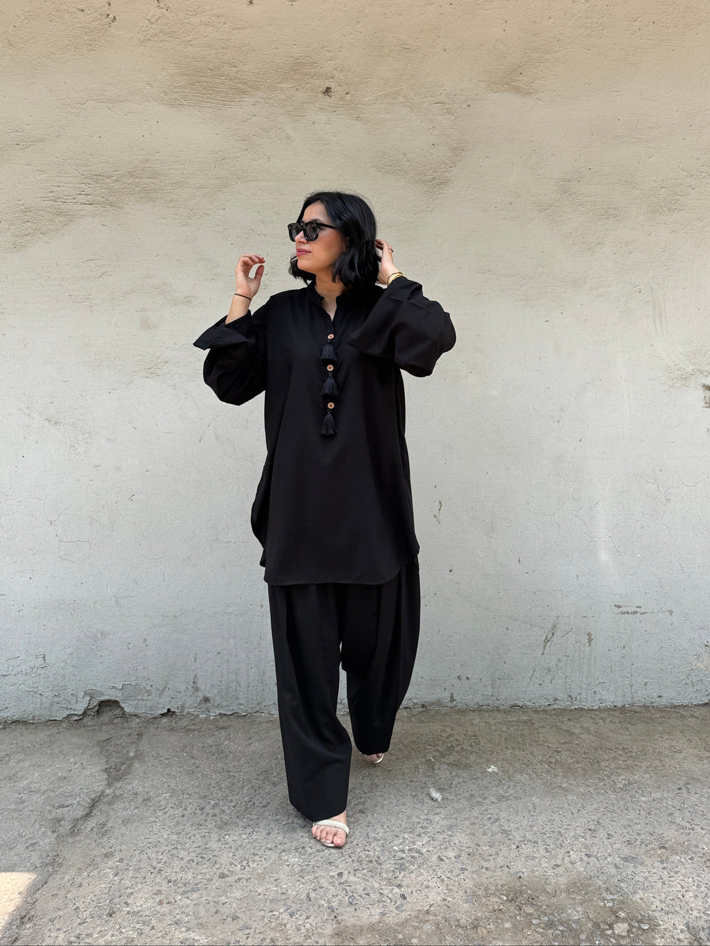 SOLIDS Farshi Salwar Suit Set