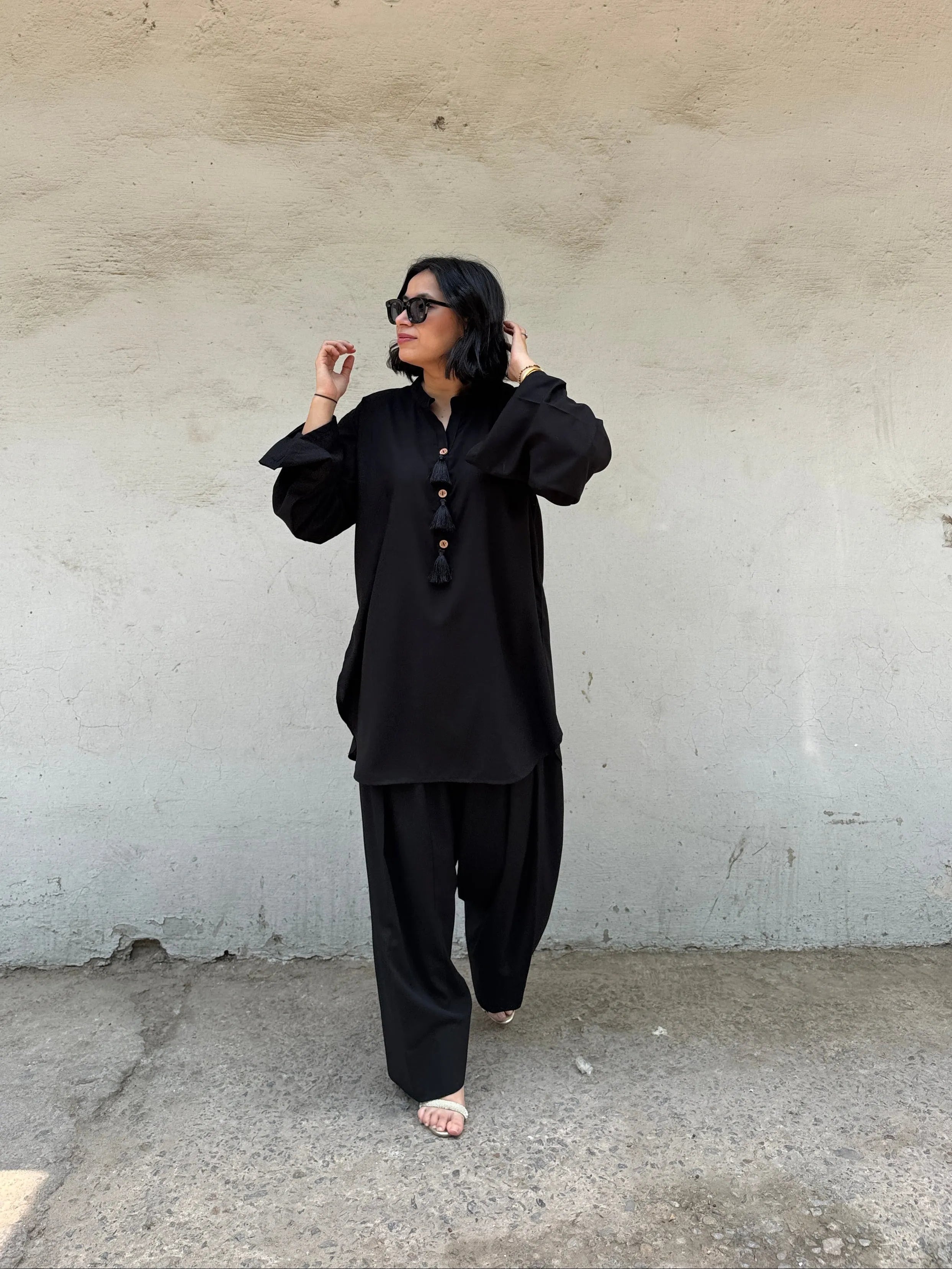 SOLIDS Farshi Salwar Suit Set