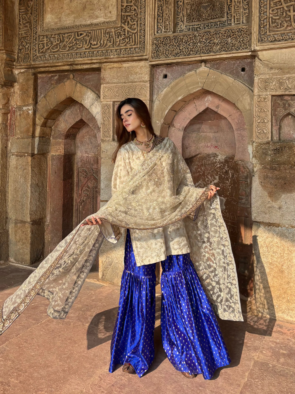Umrao Sharara Set, an elegant sharara set from Pyoor for festive occasions