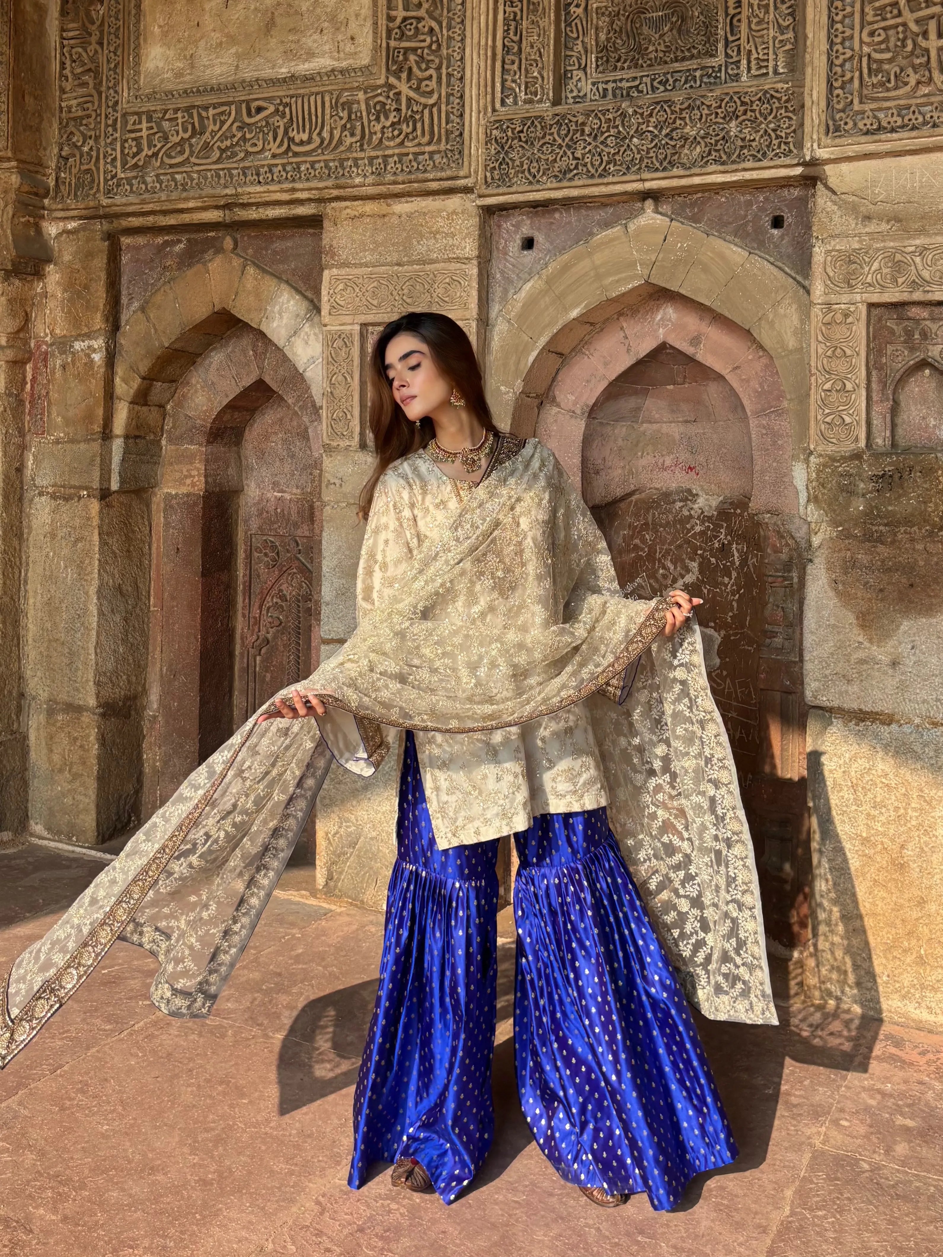 Umrao Sharara Set, an elegant sharara set from Pyoor for festive occasions