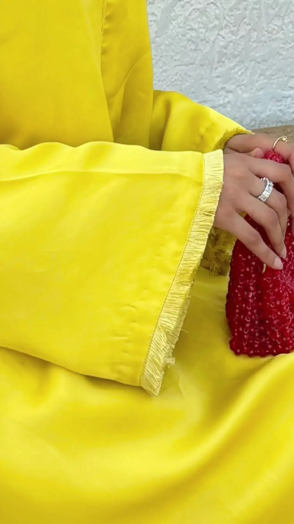 Solids Yellow Co-ord Set in Oversized Fit