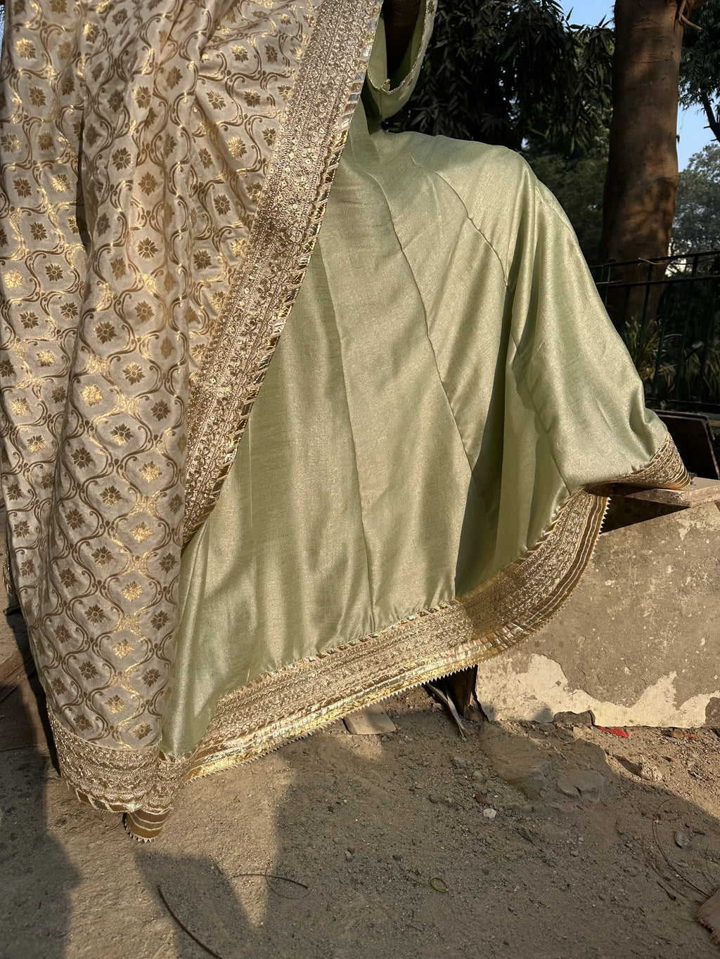 Zoya Anarkali Pishwas Pyoor featuring silk anarkali with elegant flare