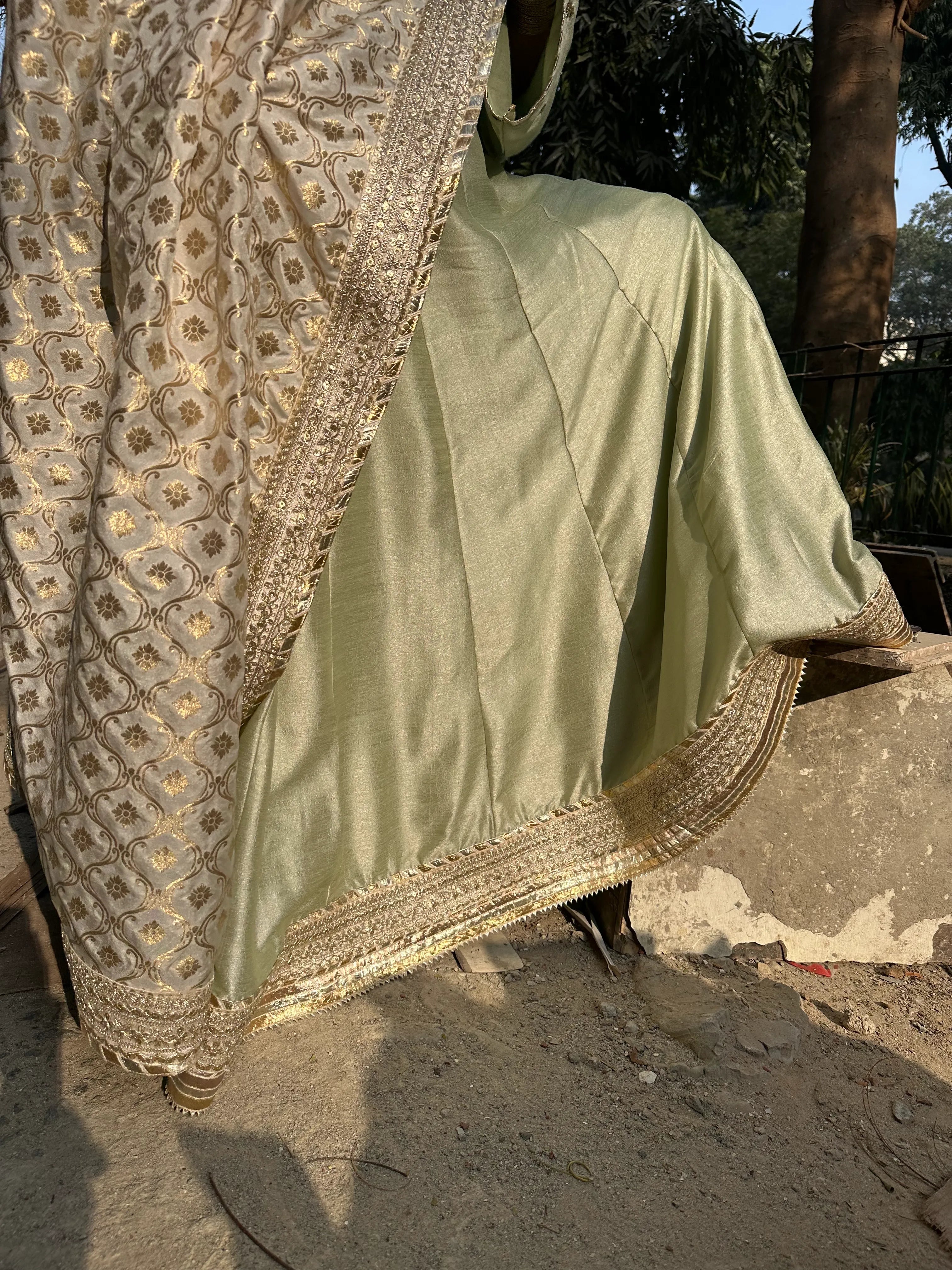 Zoya Anarkali Pishwas Pyoor featuring silk anarkali with elegant flare