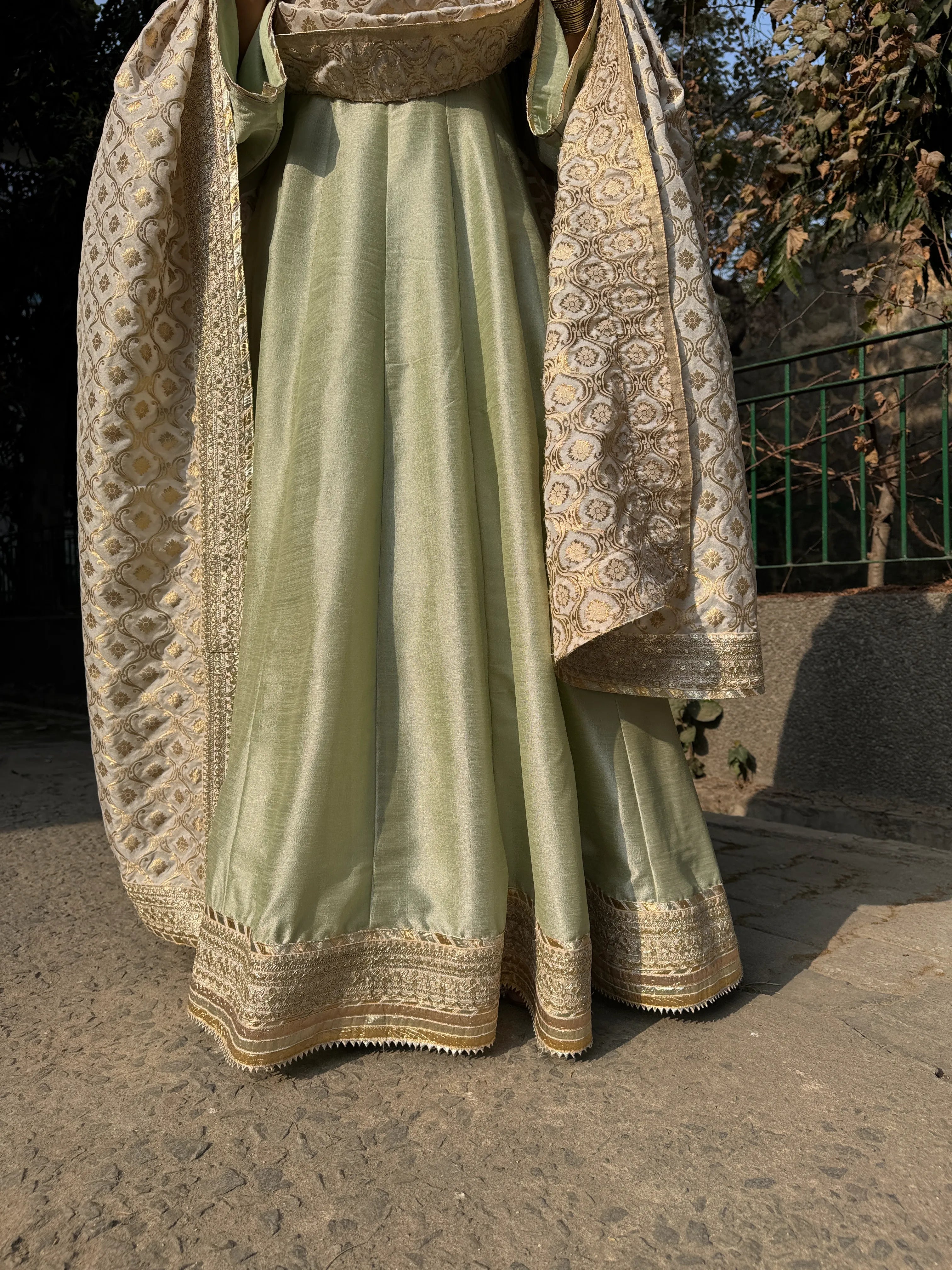 Zoya Anarkali Pishwas by Pyoor traditional pishwas anarkali silhouette