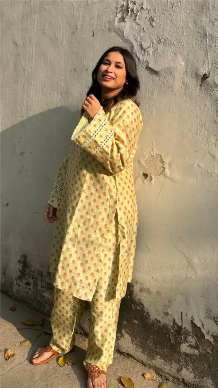 Spring Set in Chanderi