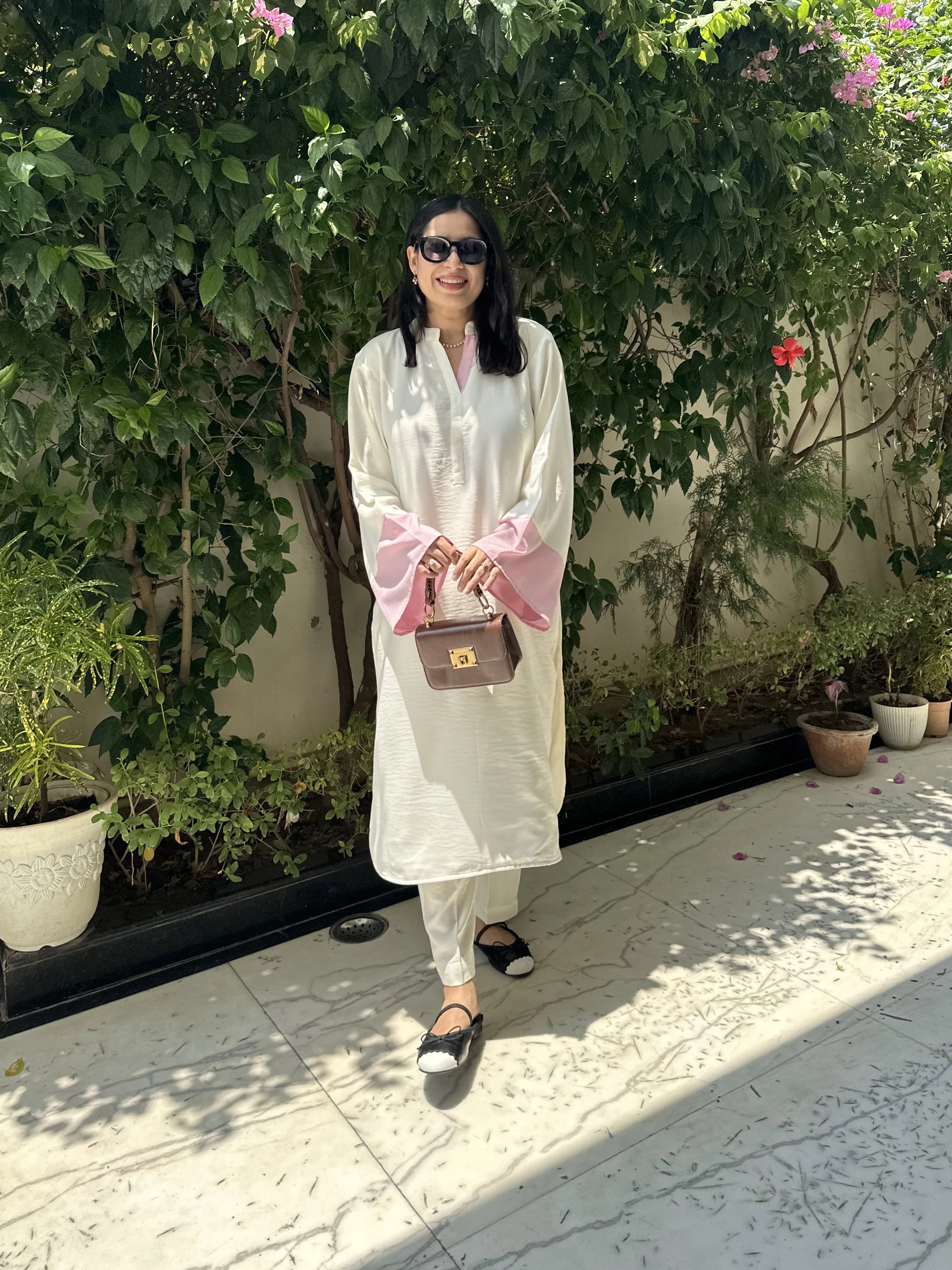 Milkshake Co-Ord Set by Pyoor in breathable textured linen with relaxed summer fit