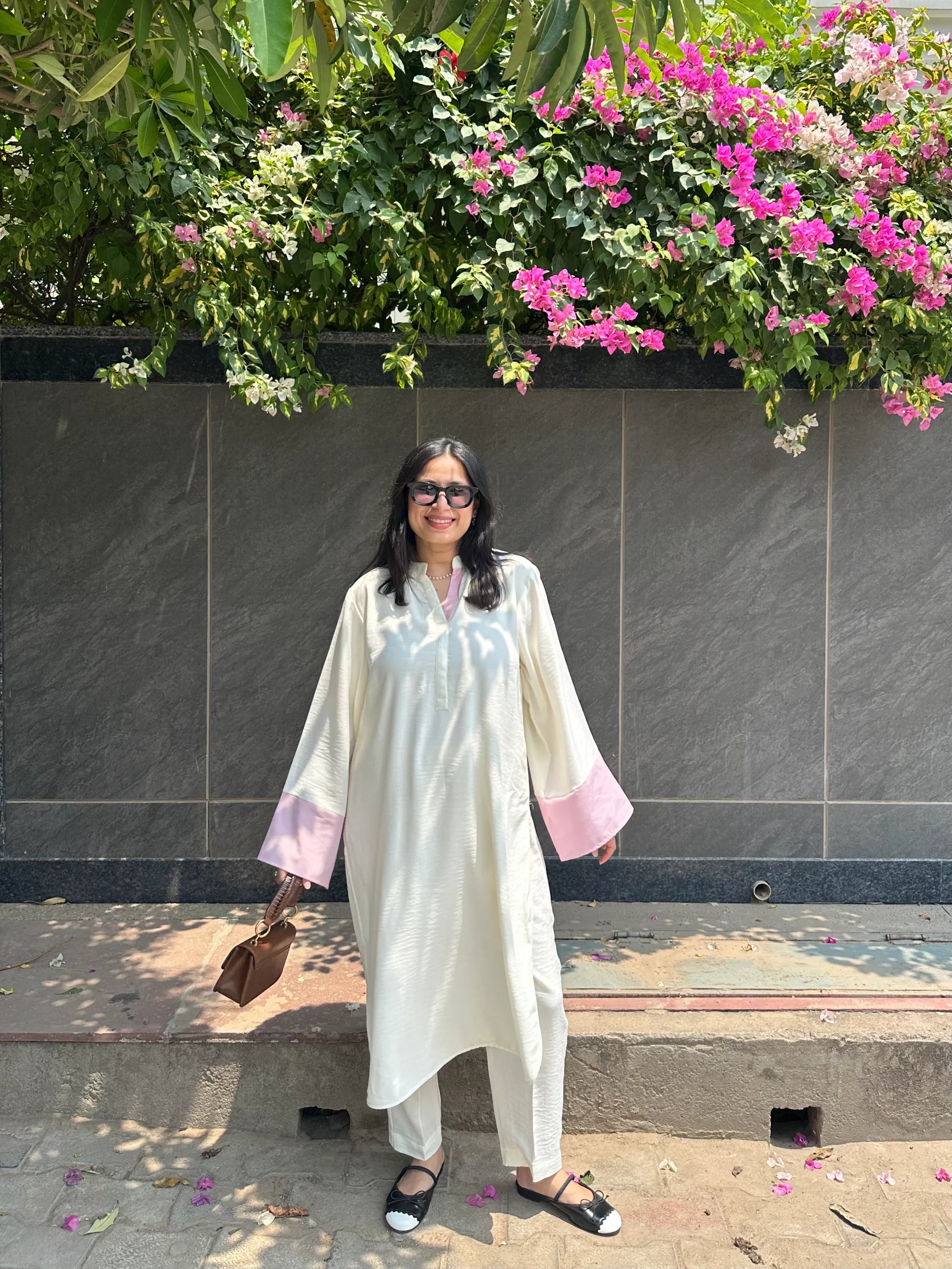 Milkshake Co-Ord Set by Pyoor in oversized linen co-ord style for summers