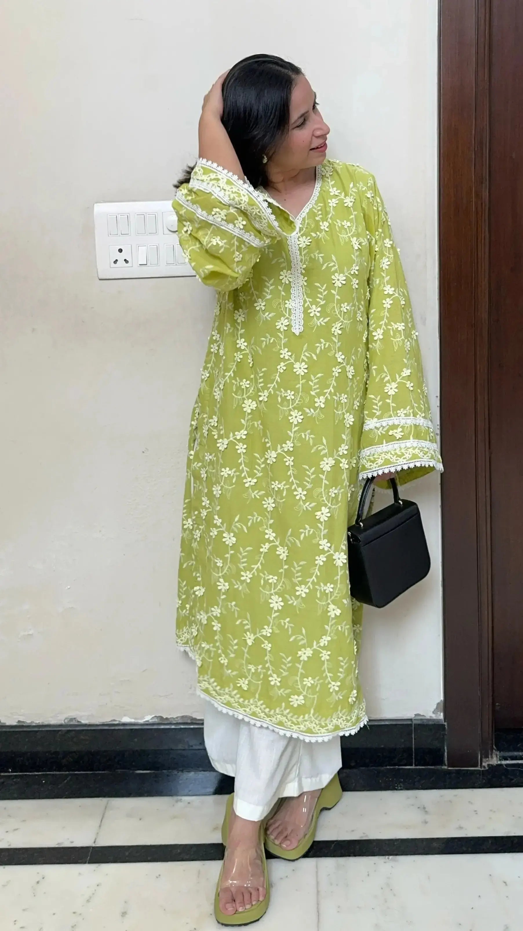 Rapunzel Kurta Set in oversized fit